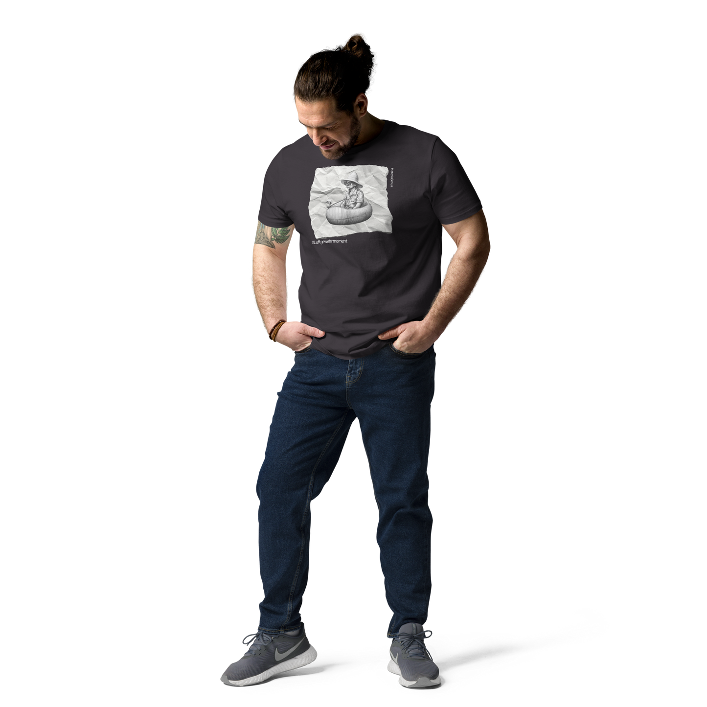 "Opfer" - aus der Kollektion Luftgewehrmoment - Bio-Baumwoll-T-Shirt Unisex