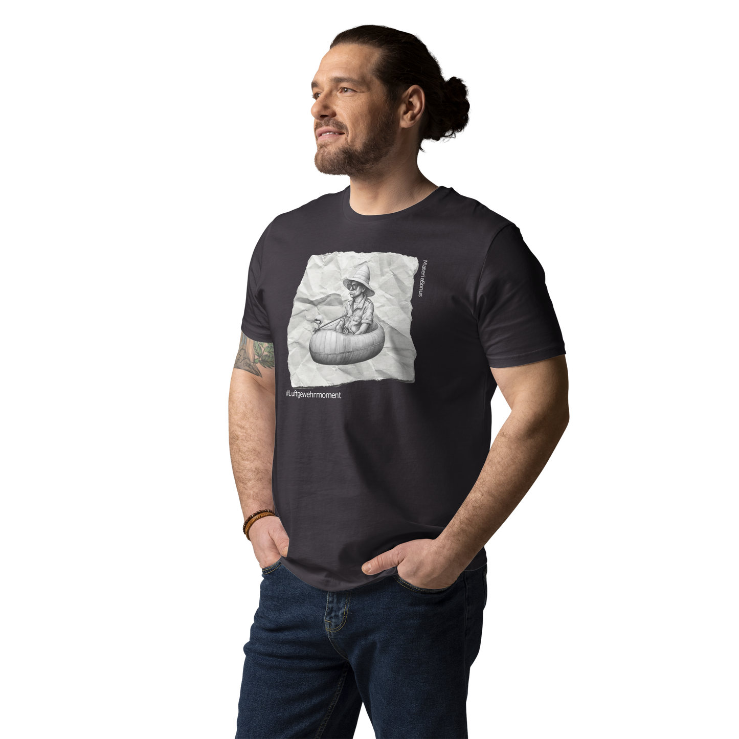 "Opfer" - aus der Kollektion Luftgewehrmoment - Bio-Baumwoll-T-Shirt Unisex