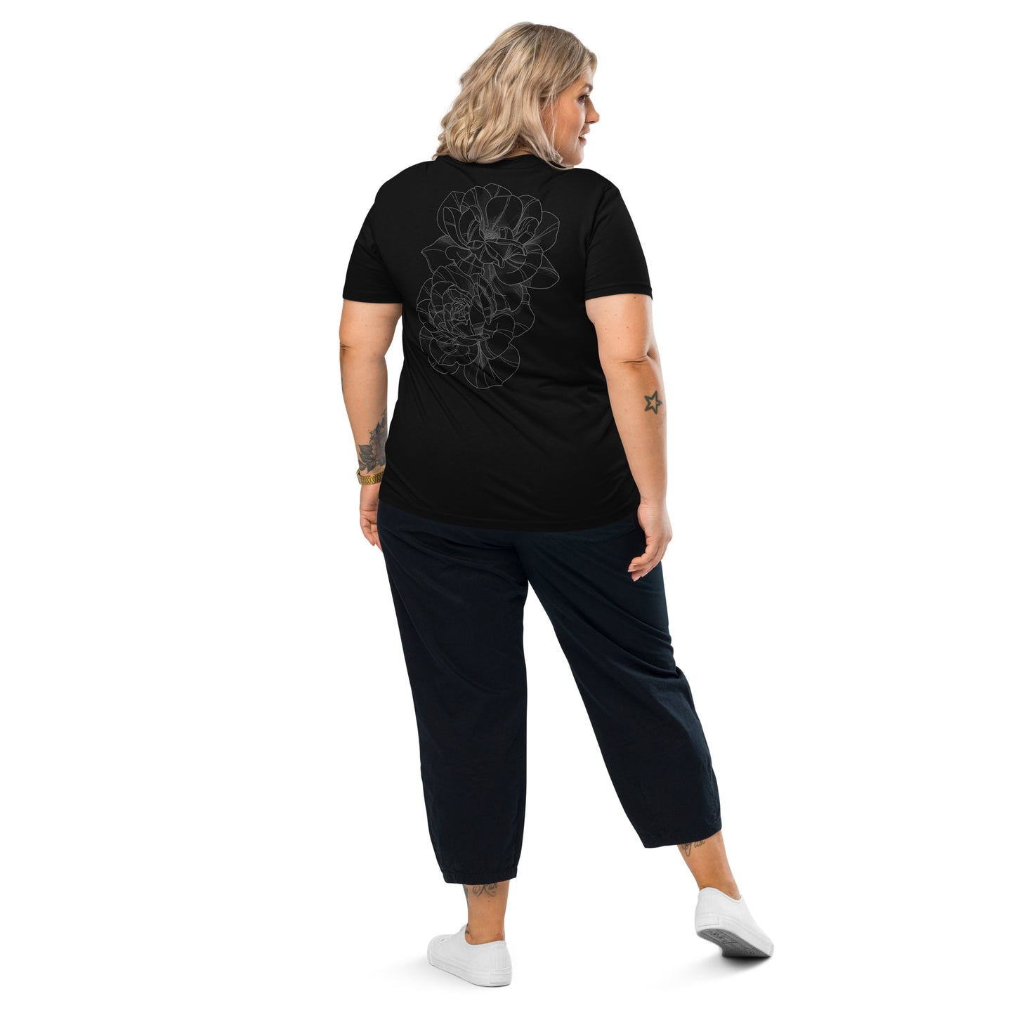 Chiemseer Hautmalerei - Flower - Unisex-Bio-Baumwoll-T-Shirt