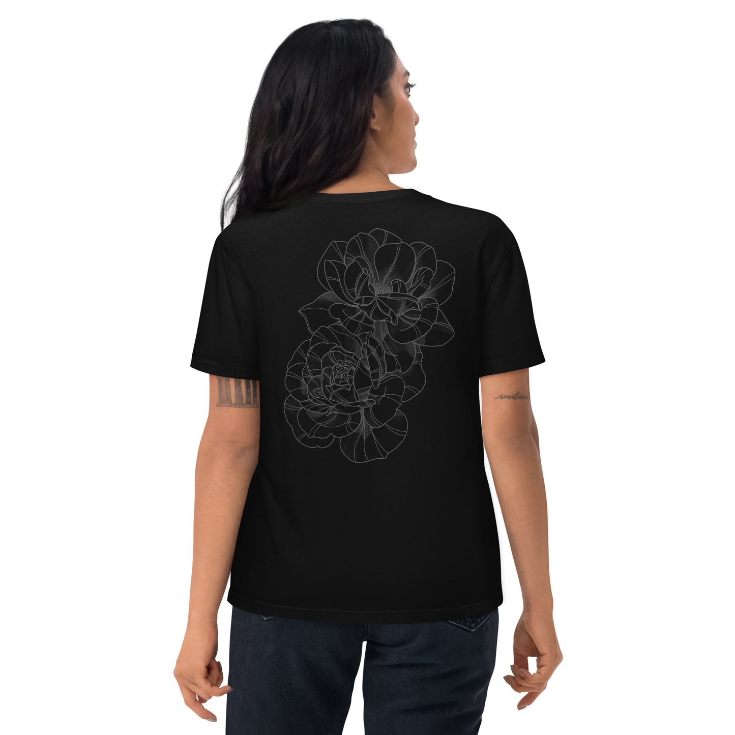 Chiemseer Hautmalerei - Flower - Unisex-Bio-Baumwoll-T-Shirt