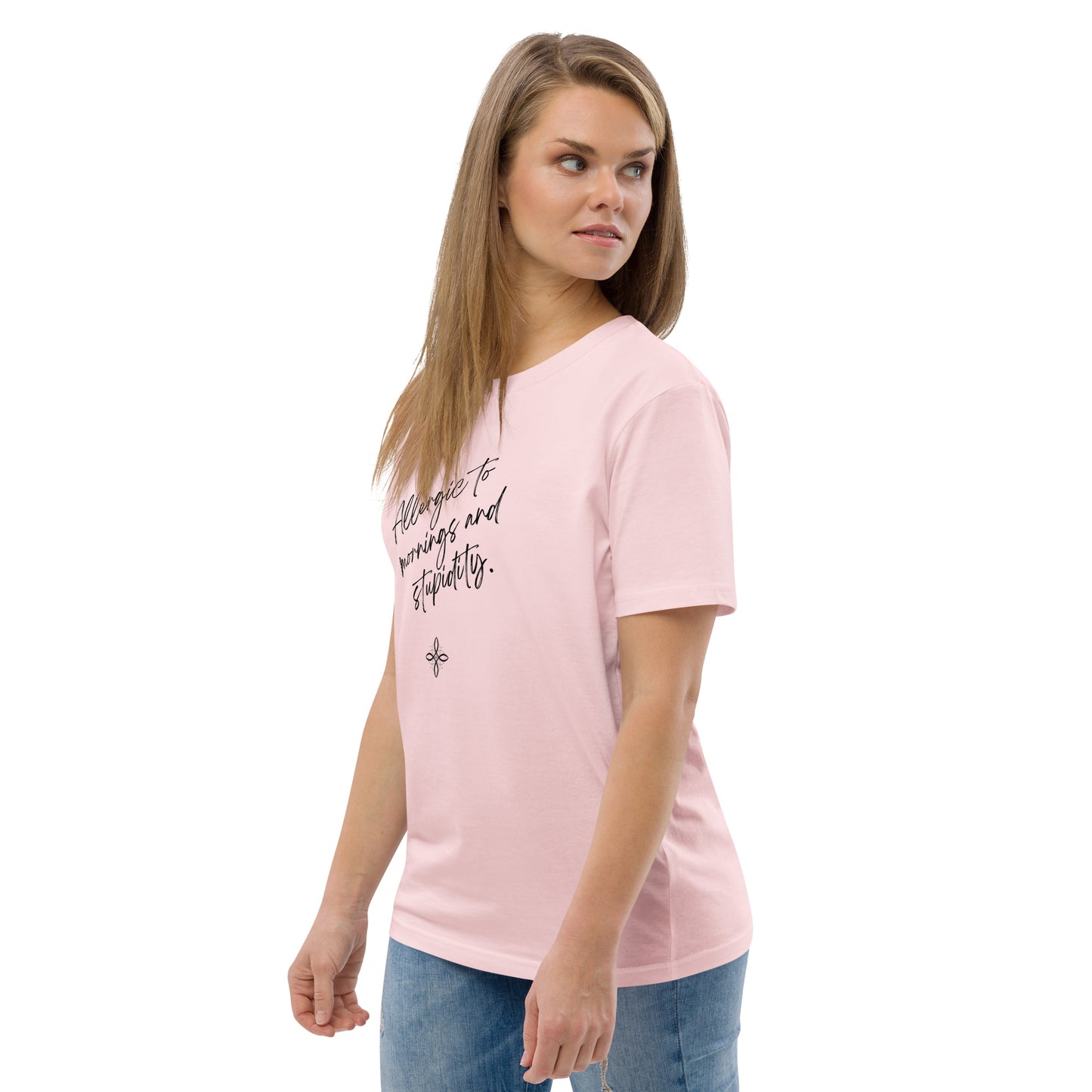 Unisex-Bio-Baumwoll-T-Shirt -stupidity-