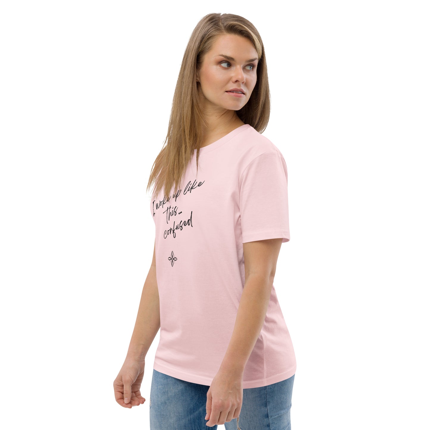 Unisex-Bio-Baumwoll-T-Shirt -confused-