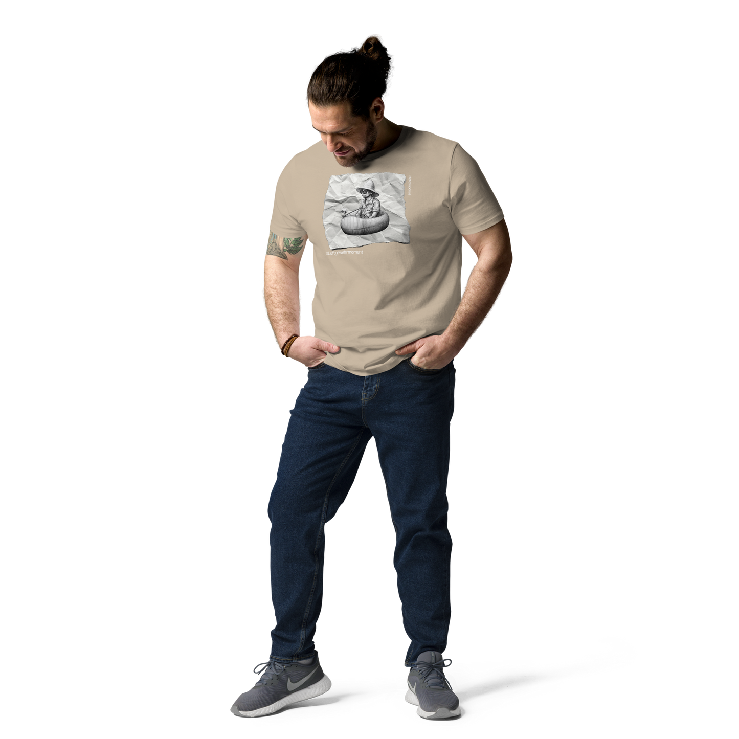 "Opfer" - aus der Kollektion Luftgewehrmoment - Bio-Baumwoll-T-Shirt Unisex