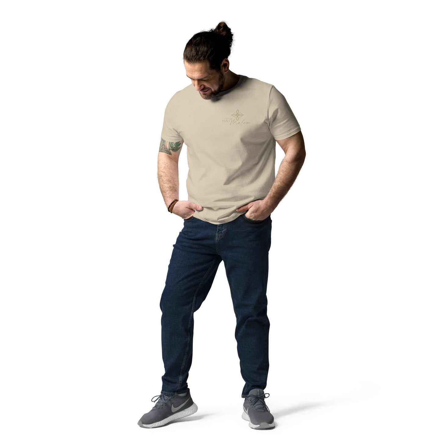 Chiemseer Hautmalerei - Flower - Unisex-Bio-Baumwoll-T-Shirt