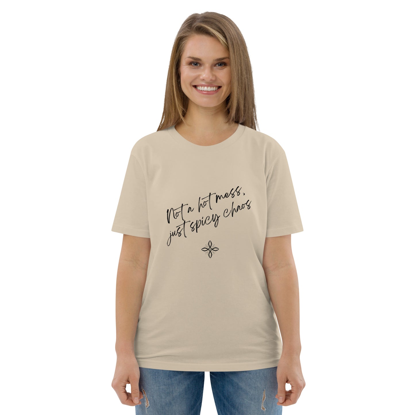 Unisex-Bio-Baumwoll-T-Shirt - hot mess