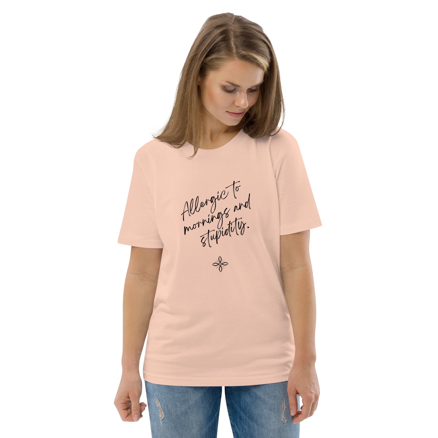 Unisex-Bio-Baumwoll-T-Shirt -stupidity-