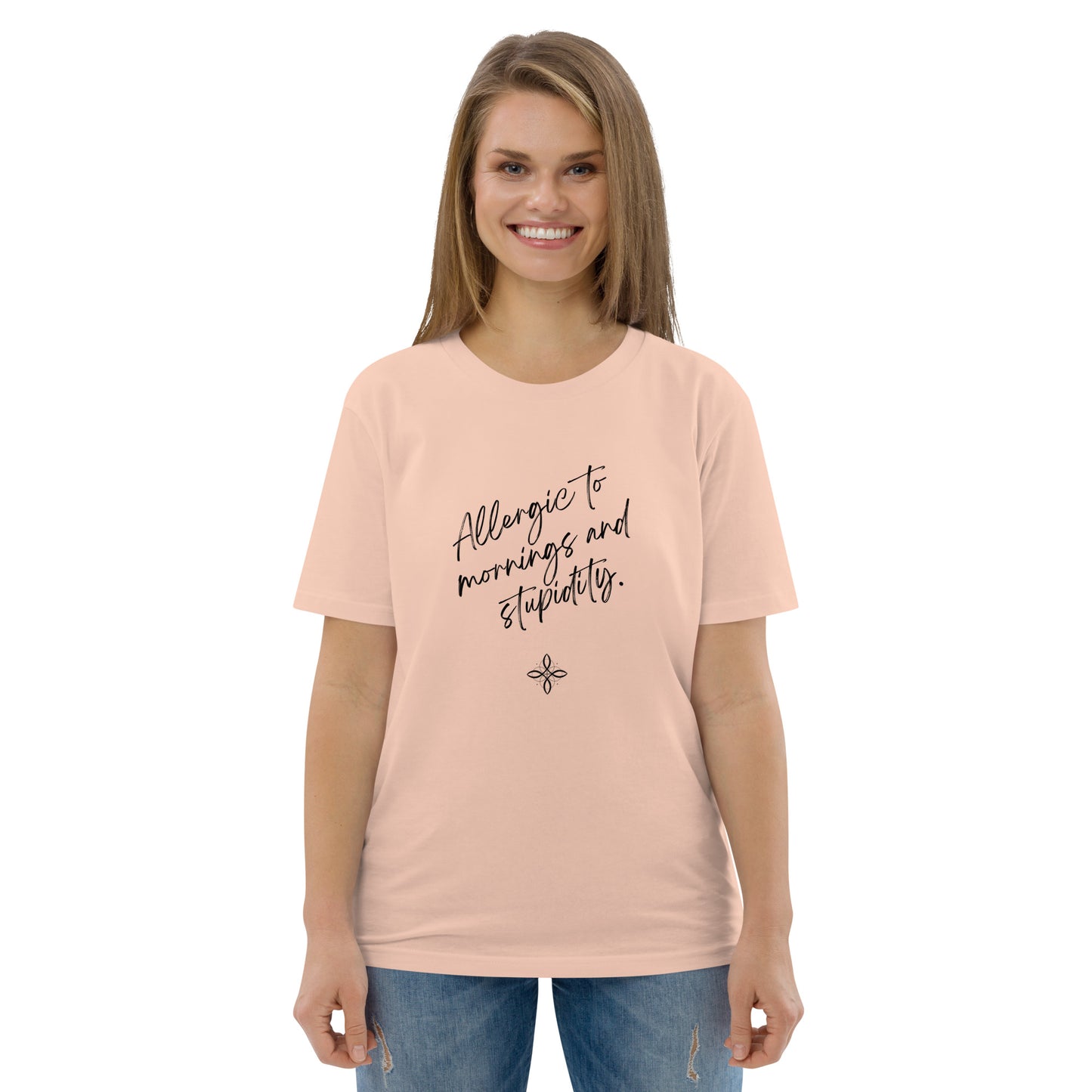 Unisex-Bio-Baumwoll-T-Shirt -stupidity-