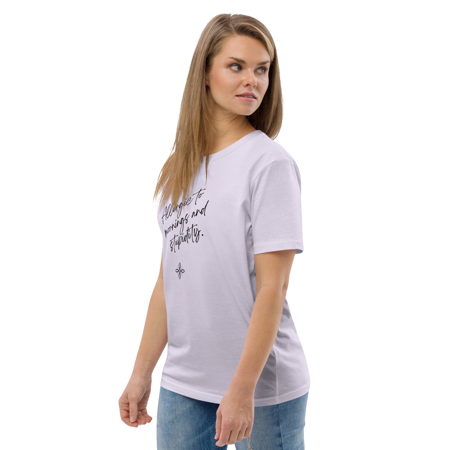 Unisex-Bio-Baumwoll-T-Shirt -stupidity-