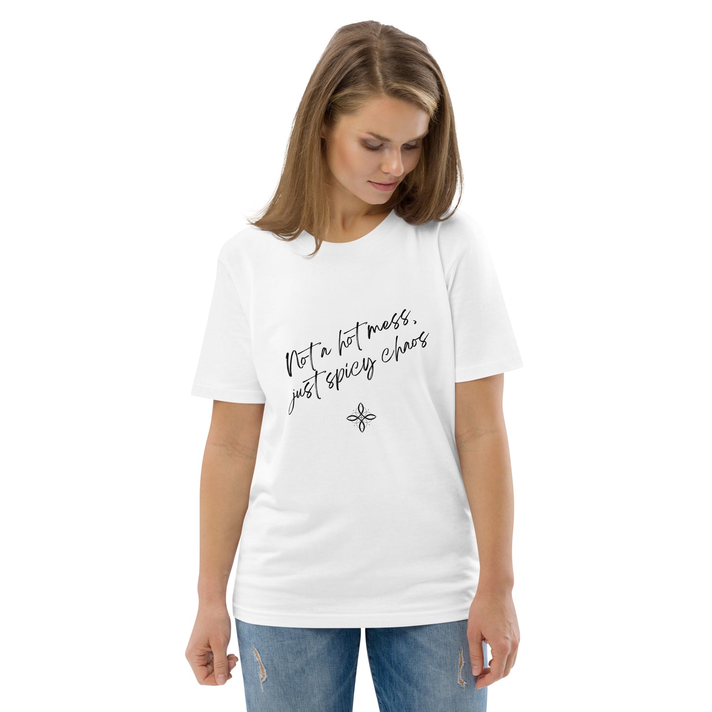 Unisex-Bio-Baumwoll-T-Shirt - hot mess