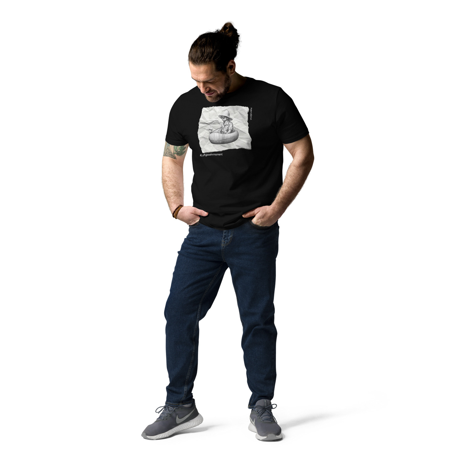 "Opfer" - aus der Kollektion Luftgewehrmoment - Bio-Baumwoll-T-Shirt Unisex