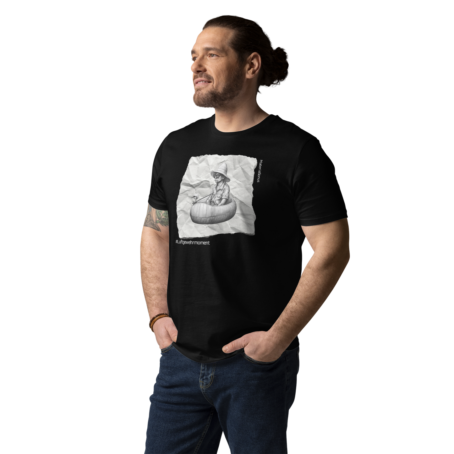 "Opfer" - aus der Kollektion Luftgewehrmoment - Bio-Baumwoll-T-Shirt Unisex