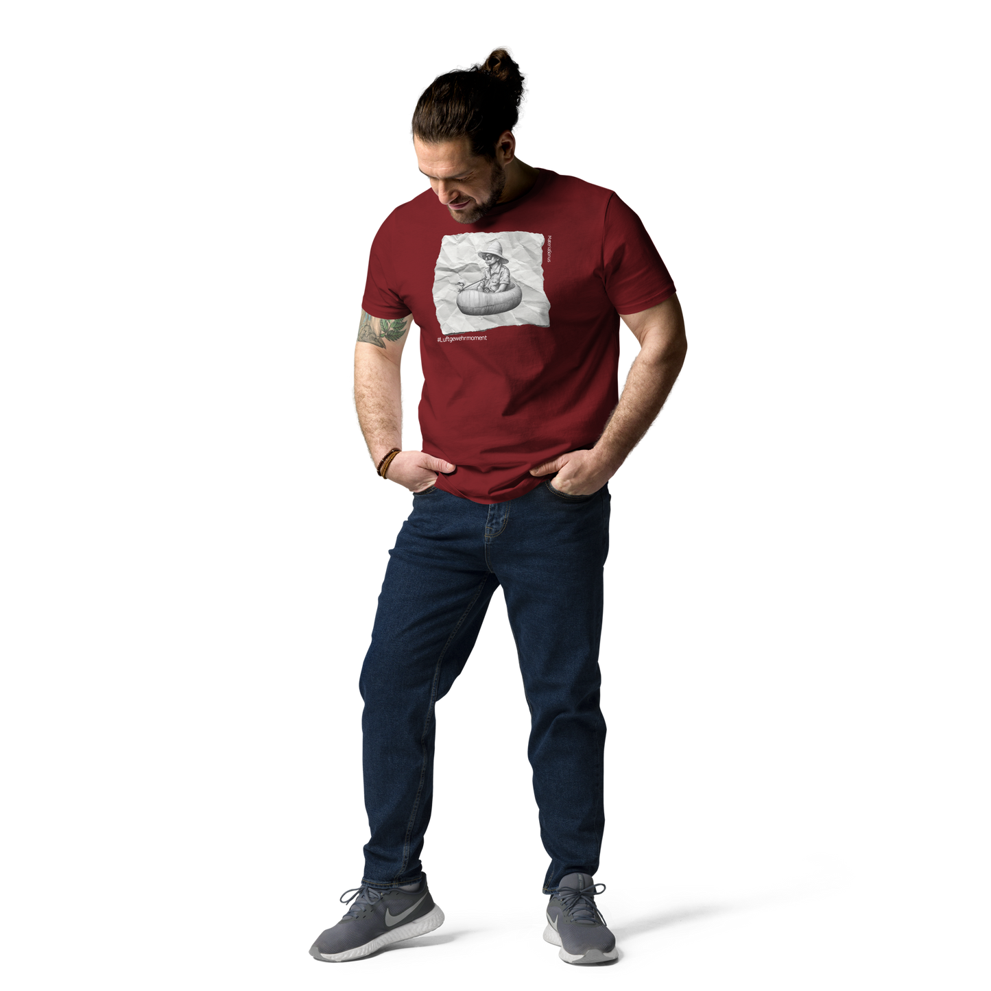 "Opfer" - aus der Kollektion Luftgewehrmoment - Bio-Baumwoll-T-Shirt Unisex