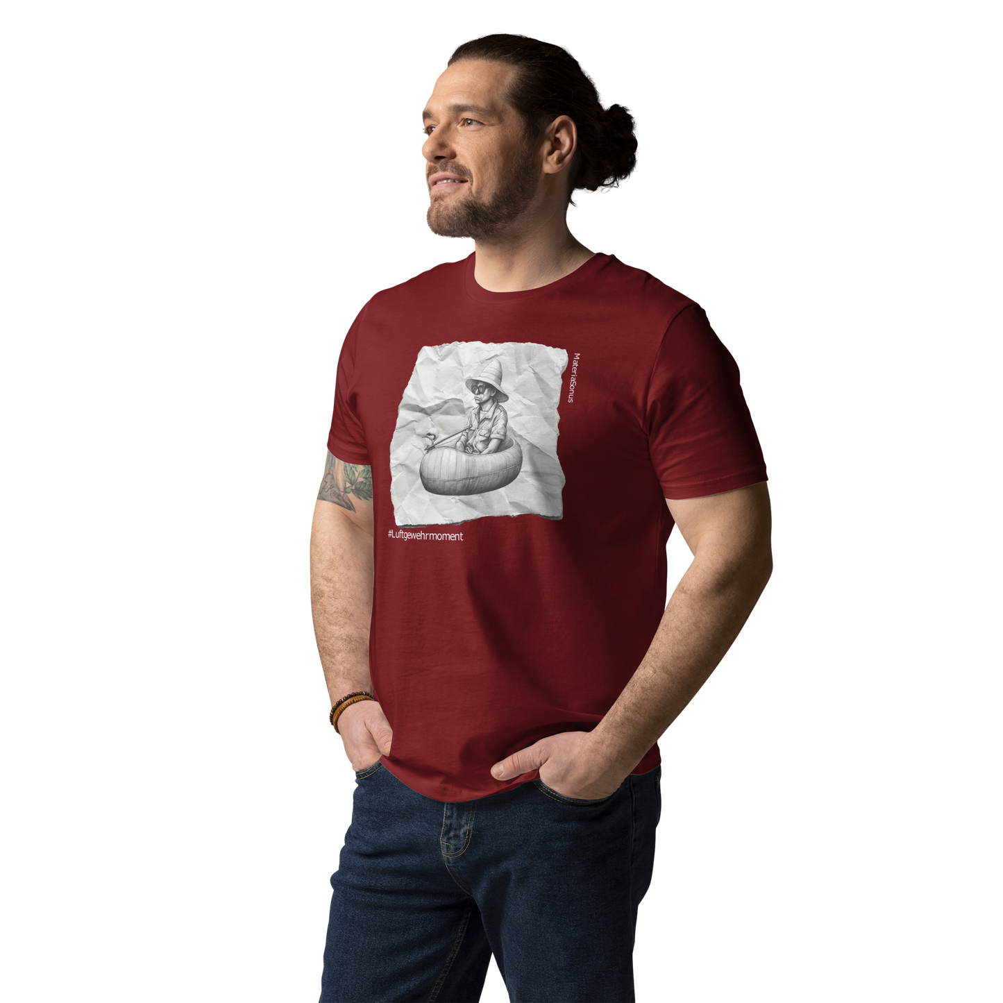 "Opfer" - aus der Kollektion Luftgewehrmoment - Bio-Baumwoll-T-Shirt Unisex