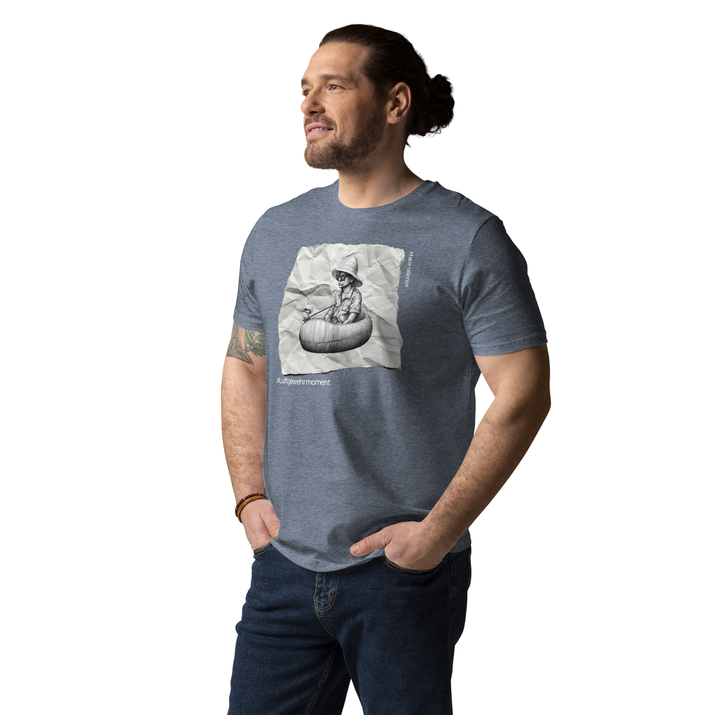 "Opfer" - aus der Kollektion Luftgewehrmoment - Bio-Baumwoll-T-Shirt Unisex
