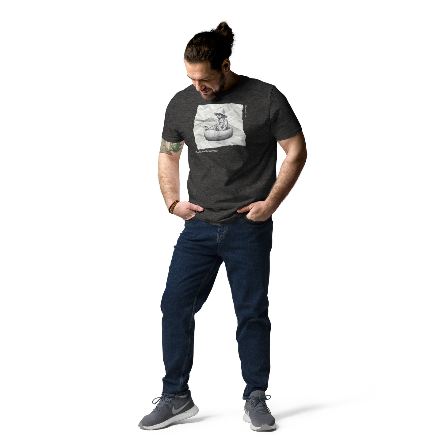 "Opfer" - aus der Kollektion Luftgewehrmoment - Bio-Baumwoll-T-Shirt Unisex