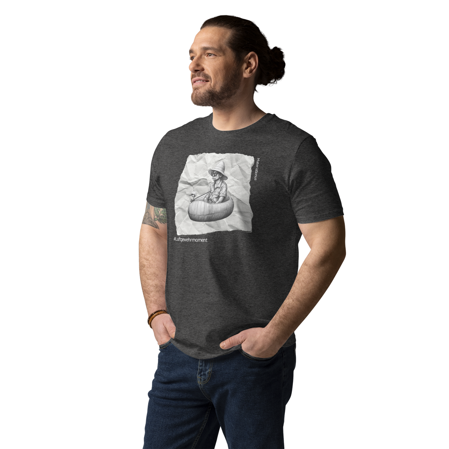 "Opfer" - aus der Kollektion Luftgewehrmoment - Bio-Baumwoll-T-Shirt Unisex