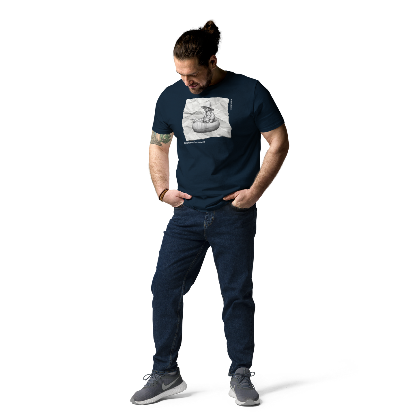 "Opfer" - aus der Kollektion Luftgewehrmoment - Bio-Baumwoll-T-Shirt Unisex