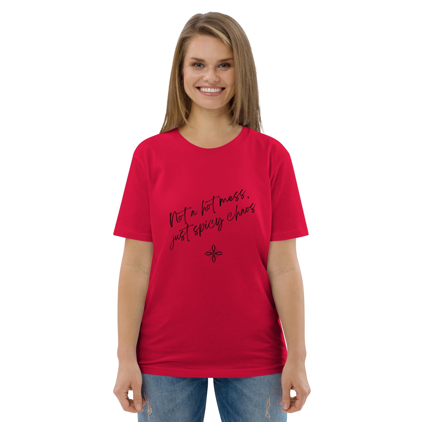 Unisex-Bio-Baumwoll-T-Shirt - hot mess