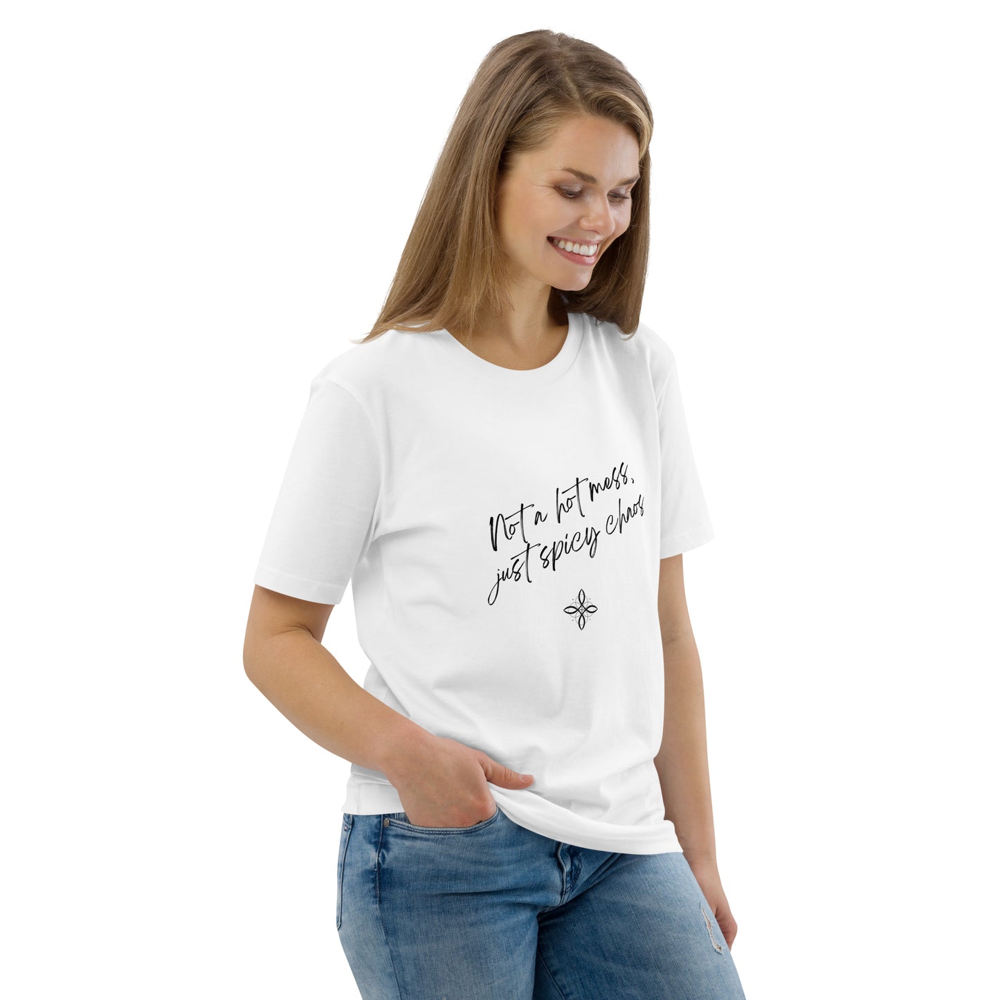 Unisex-Bio-Baumwoll-T-Shirt - hot mess